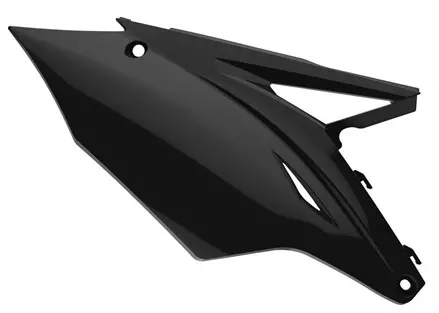 Щиток бокового номера KX450F '2016-18-KX250F '2017->, черный