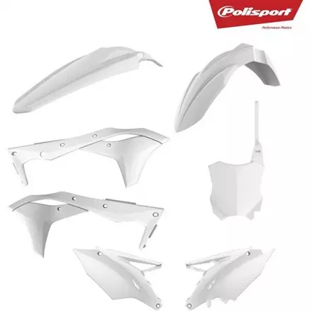 Комплект пластика Honda CRF450R '2017-19-CRF250R '2018-19 белый