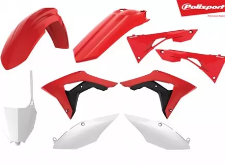 Комплект пластика Honda CRF450R '2017->-CRF250R '2018->, красный