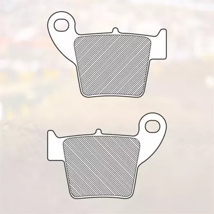 Тормозные колодки Renthal Honda, 886Cm44