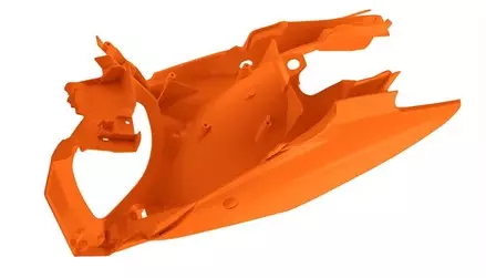 Боковины задние с корпусом  возд. фильтра KTM SX/SXF 13-15 # SX250 13-16 # EXC-EXCF 12-16 оранжевые