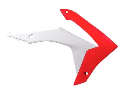 Боковины радиатора CRF450R 13-16 # CRF250R 14-17 красно-белые