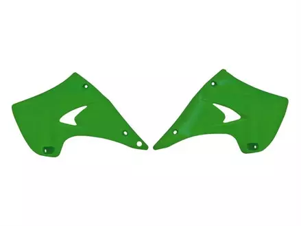Боковины радиатора KX125-250 03-08 зеленые