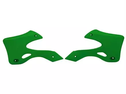Боковины радиатора KX125-250 99-02 зеленые