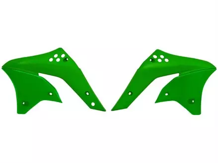 Боковины радиатора KXF250 06-08 зеленые