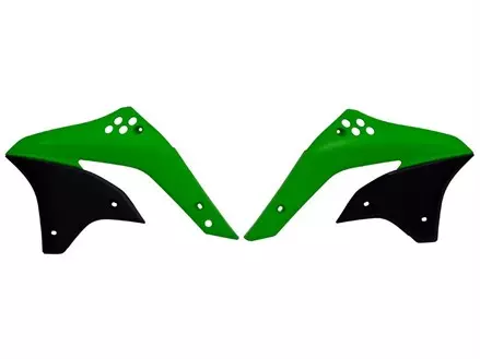 Боковины радиатора KX450F 06-08 зелено-черные