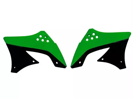 Боковины радиатора KX450F 09-11 зелено-черные