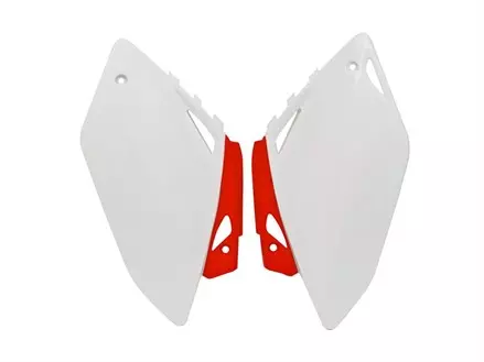 Боковины задние CRF450R 07-08 бело-красные