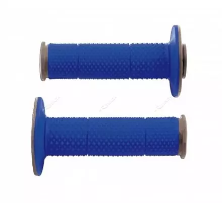 Ручки на руль ExtraSoft Full Diamond 116мм серо-синие