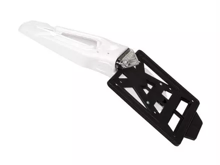 Крыло заднее с фонарем Rcing белое универсальное