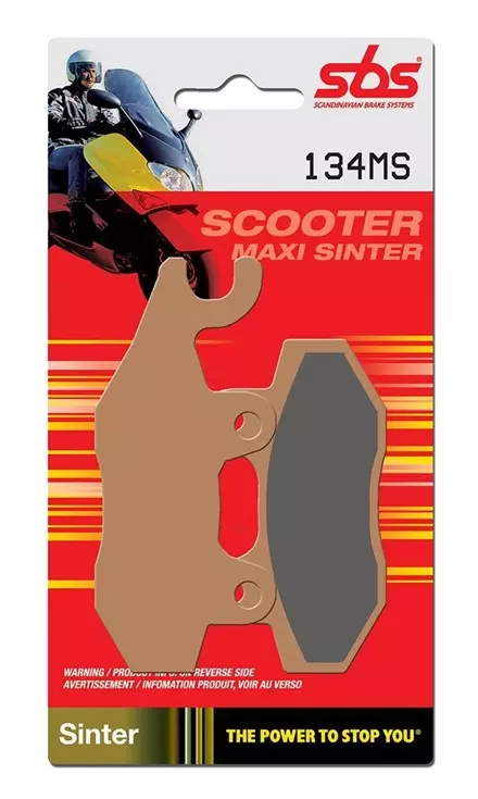 Тормозные колодки передние SBS 134MS для скутеров