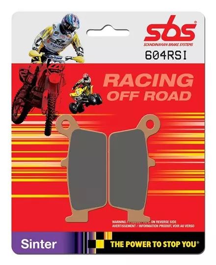 Тормозные колодки задние SBS 604RSI для мотоциклов