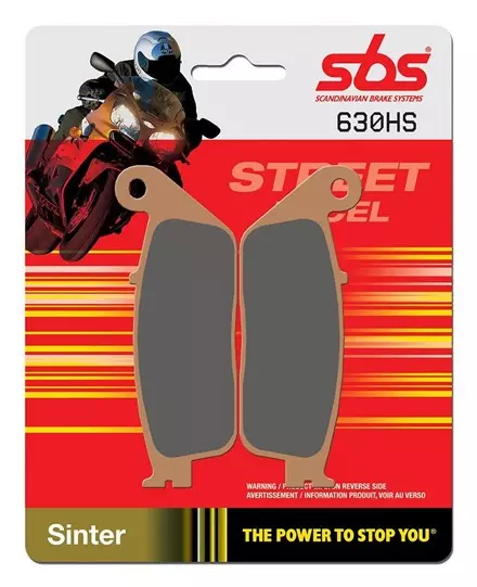 Тормозные колодки передние SBS 630HS для мотоциклов