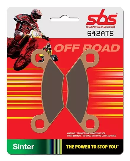 Тормозные колодки передние/задние SBS 642ATS для квадроциклов