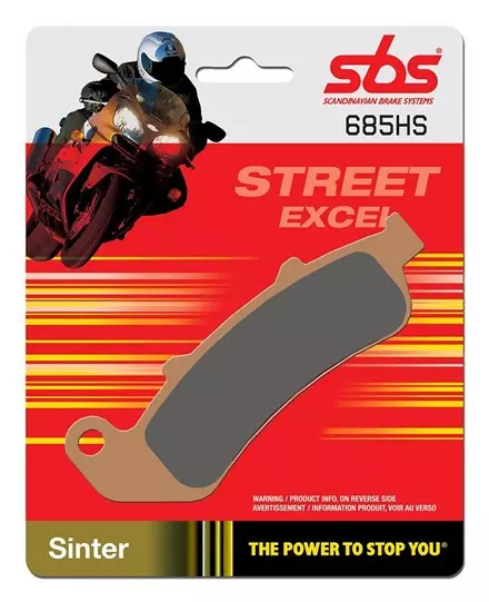 Тормозные колодки передние SBS 685HS для мотоциклов