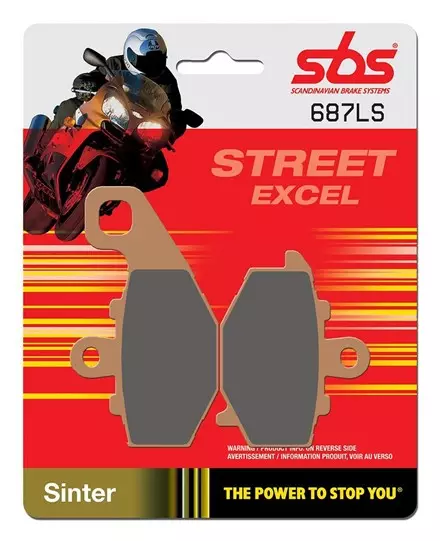 Тормозные колодки задние SBS 687LS для мотоциклов