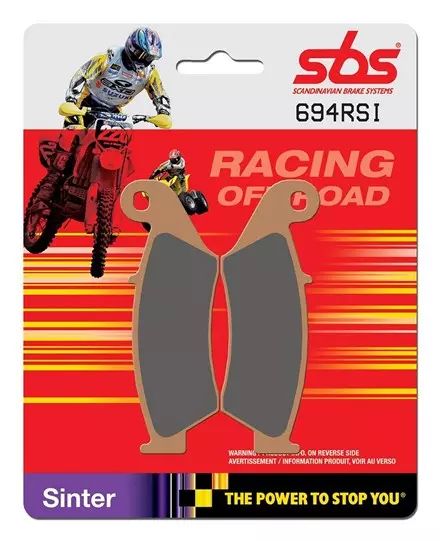 Тормозные колодки передние SBS 694RSI для SUZUKI DRZ 400, RMZ 450 05-19, RMZ250 04-19