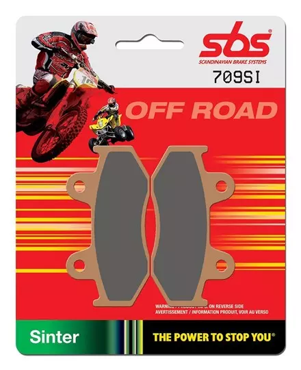 Тормозные колодки задние SBS 709SI для мотоциклов