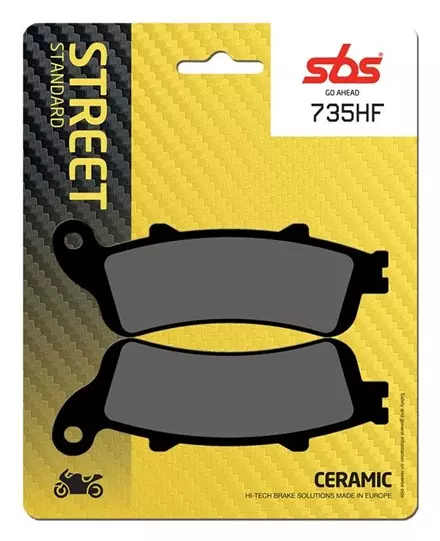 Тормозные колодки передние SBS 735HF для мотоциклов
