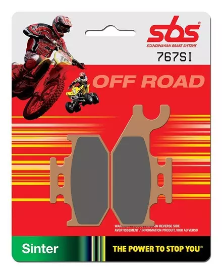 Тормозные колодки передние/задние SBS 767SI для мотоциклов