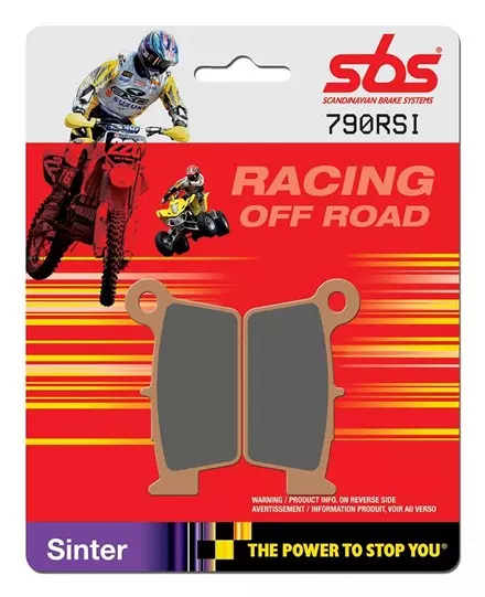 Тормозные колодки задние SBS 790RSI для Kawasaki KX250F04-19, KX450F04-19 43082-0107 , Suzuki RMZ 25