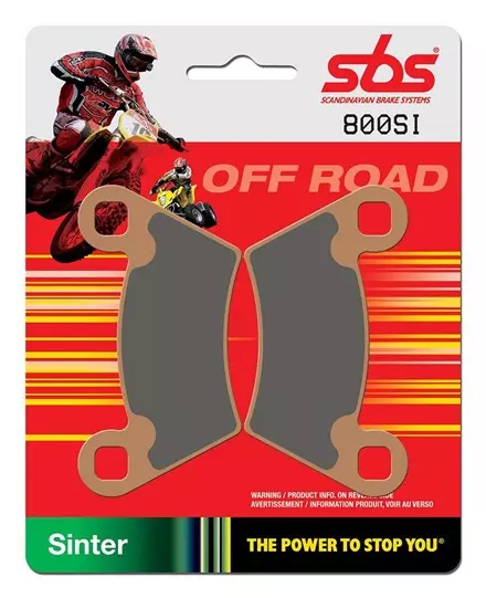 Тормозные колодки передние/задние SBS 800SI для мотоциклов