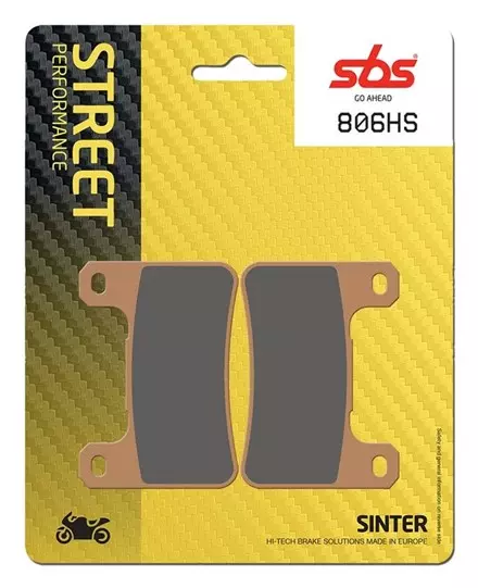 Тормозные колодки передние SBS 806HS для мотоциклов