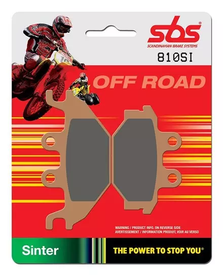 Тормозные колодки передние/задние SBS 810SI для мотоциклов