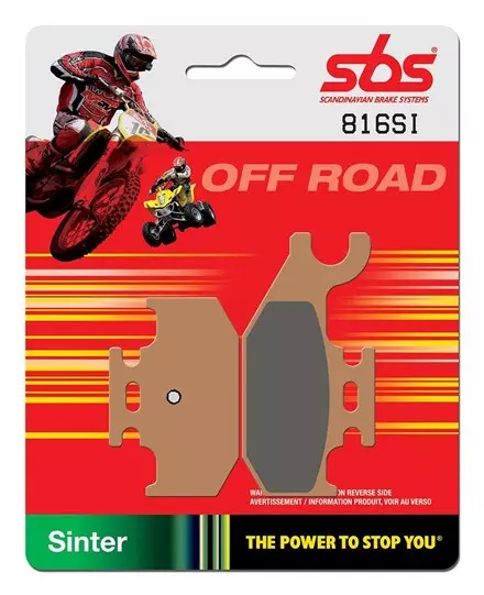 Тормозные колодки задние SBS 816SI для мотоциклов