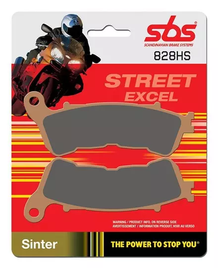 Тормозные колодки передние SBS 828HS для мотоциклов