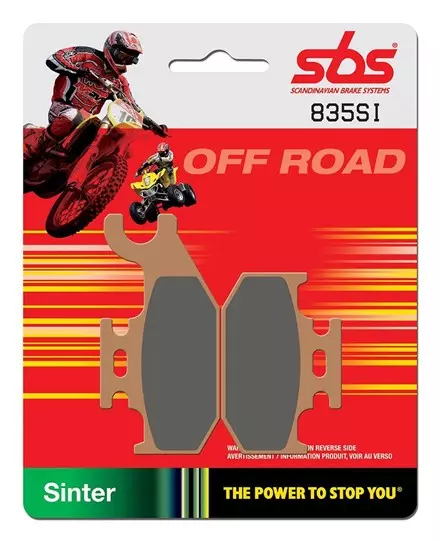 Тормозные колодки передние SBS 835SI для мотоциклов