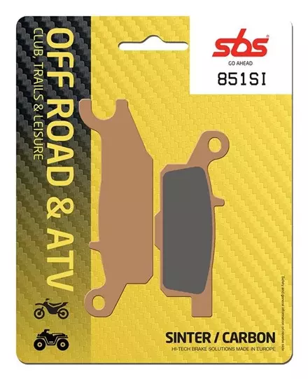 Тормозные колодки задние SBS 851SI для мотоциклов