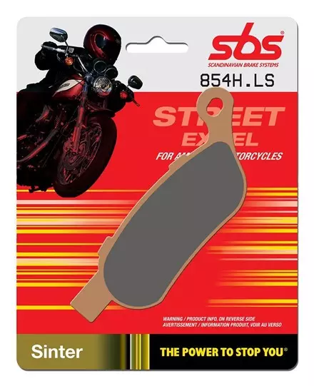 Тормозные колодки задние SBS 854H.LS для Harley Davidson 42298-08