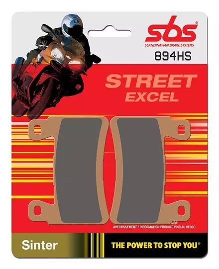 Тормозные колодки передние SBS 894HS для мотоциклов