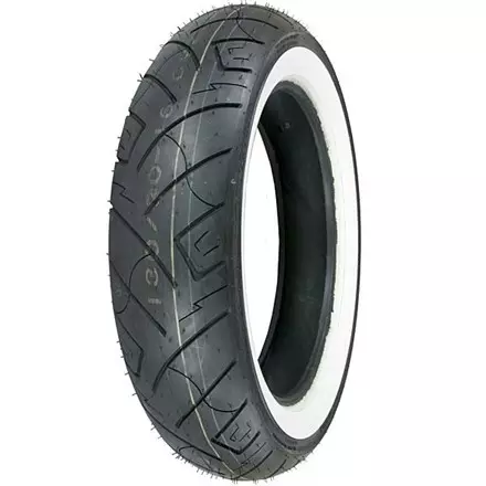 Моторезина задняя Shinko 777 H.D. размер 180/65 R16 (белый кант) для мотоциклов