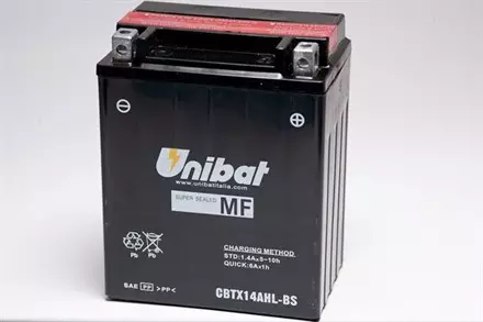 Аккумулятор UNIBAT YTX14AHL-BS для мотоциклов