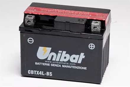 Аккумулятор UNIBAT YT4L-BS/YTX4L-BS для мотоциклов