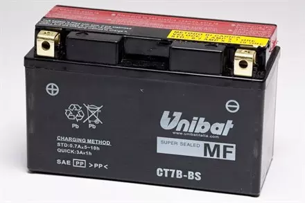 Аккумулятор UNIBAT YT7B-BS для мотоциклов