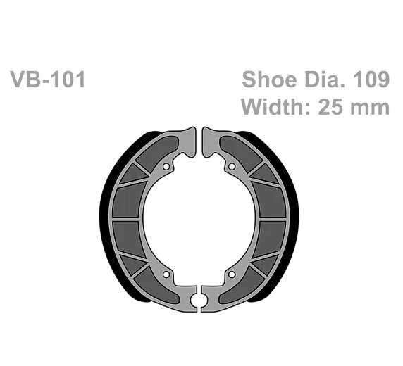 Тормозные колодки Vesrah VB 101 для мотоциклов