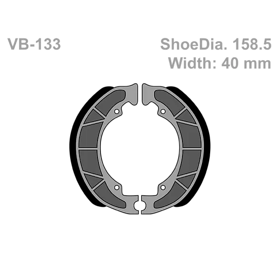 Тормозные колодки Vesrah VB 133 для мотоциклов