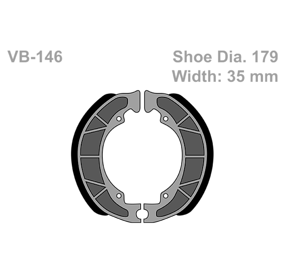 Тормозные колодки Vesrah VB 146 для мотоциклов
