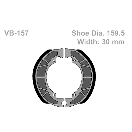 Тормозные колодки Vesrah VB 157 для мотоциклов