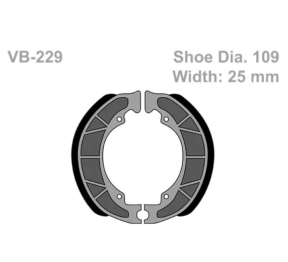 Тормозные колодки Vesrah VB 229 для мотоциклов