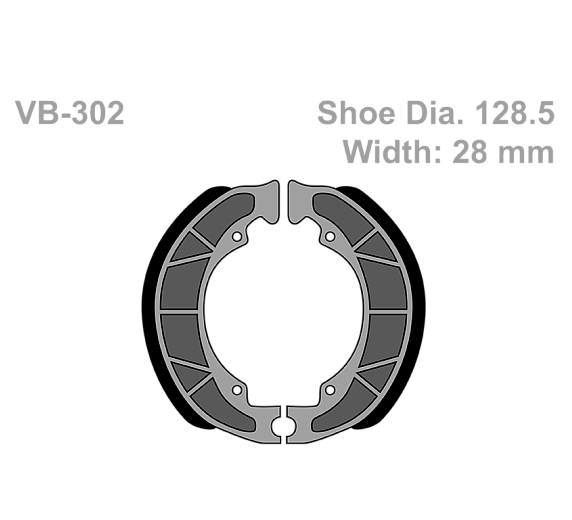 Тормозные колодки Vesrah VB 302 для мотоциклов