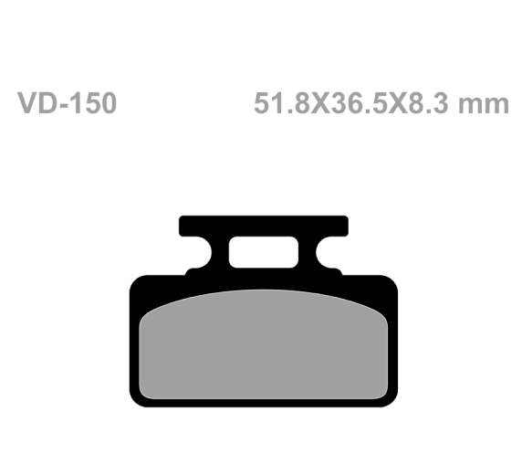 Тормозные колодки Vesrah VD 150 для мотоциклов