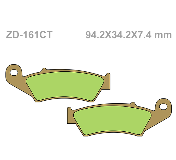 Тормозные колодки Vesrah VD 161CT для мотоциклов