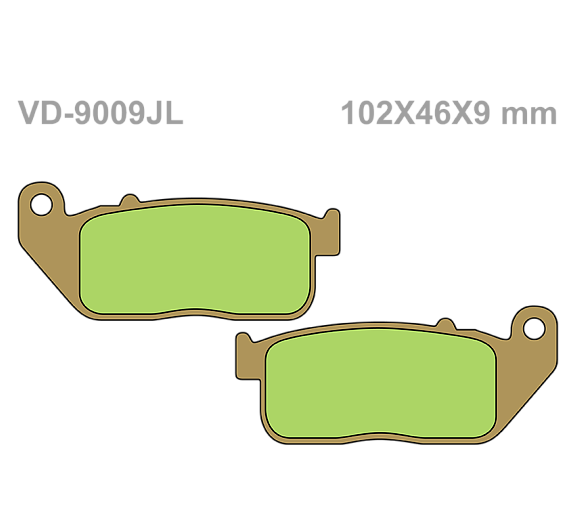 Тормозные колодки Vesrah VD 9009JL для мотоциклов