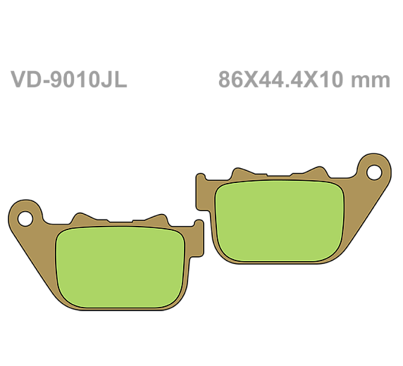 Тормозные колодки Vesrah VD 9010JL для мотоциклов