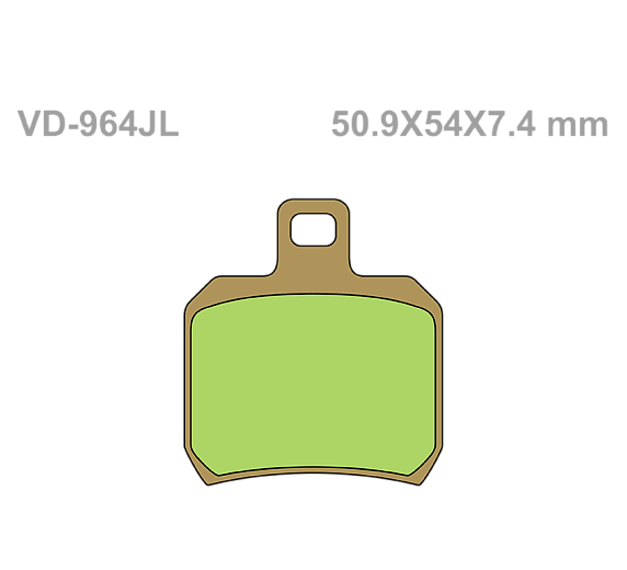 Тормозные колодки Vesrah VD-964JL