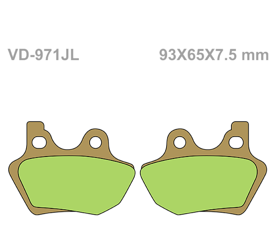 Тормозные колодки VD 971JL